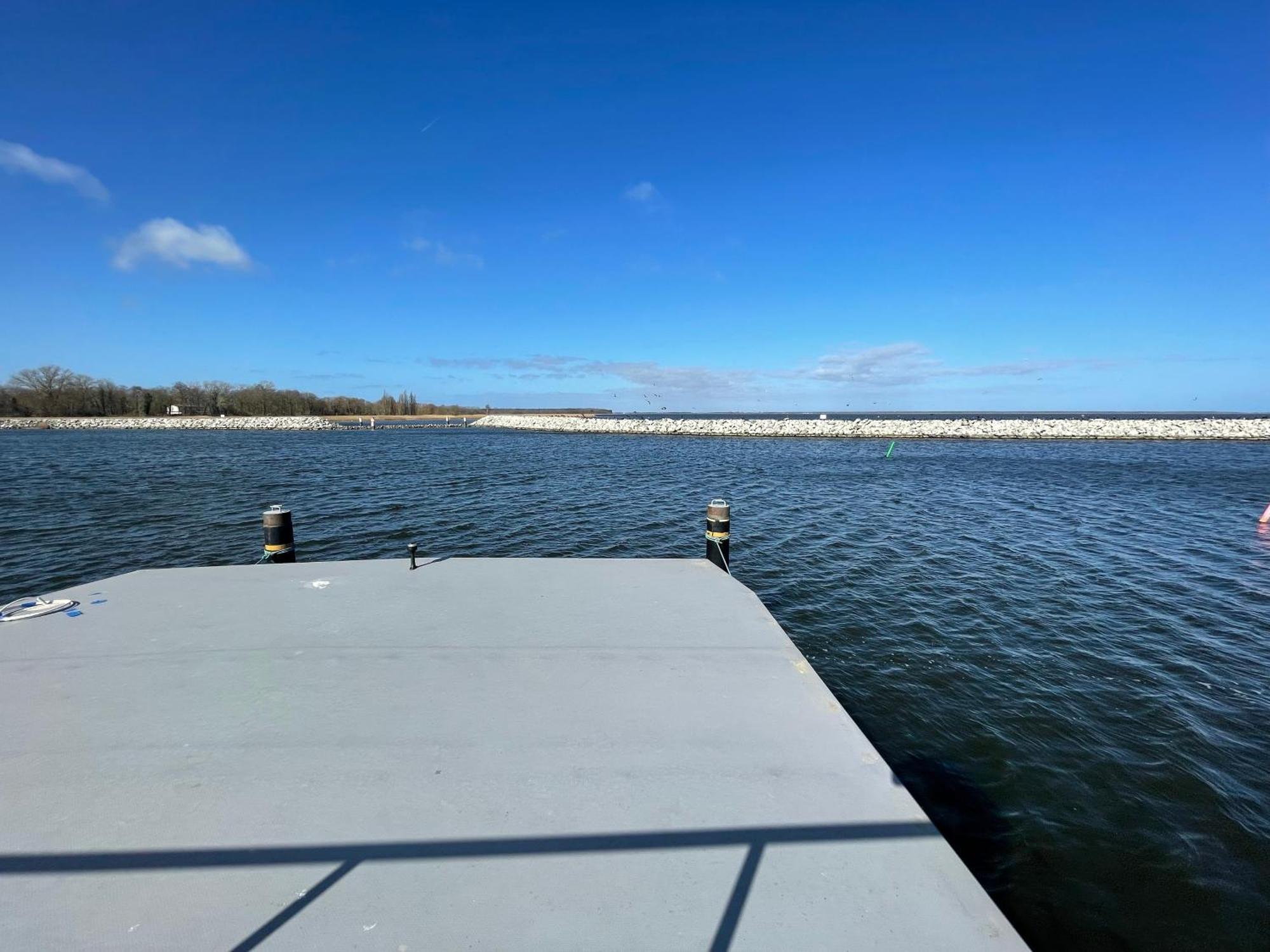 Hausboot Fjord Baltica Mit Dachterrasse In Barth Hotel Eksteriør billede