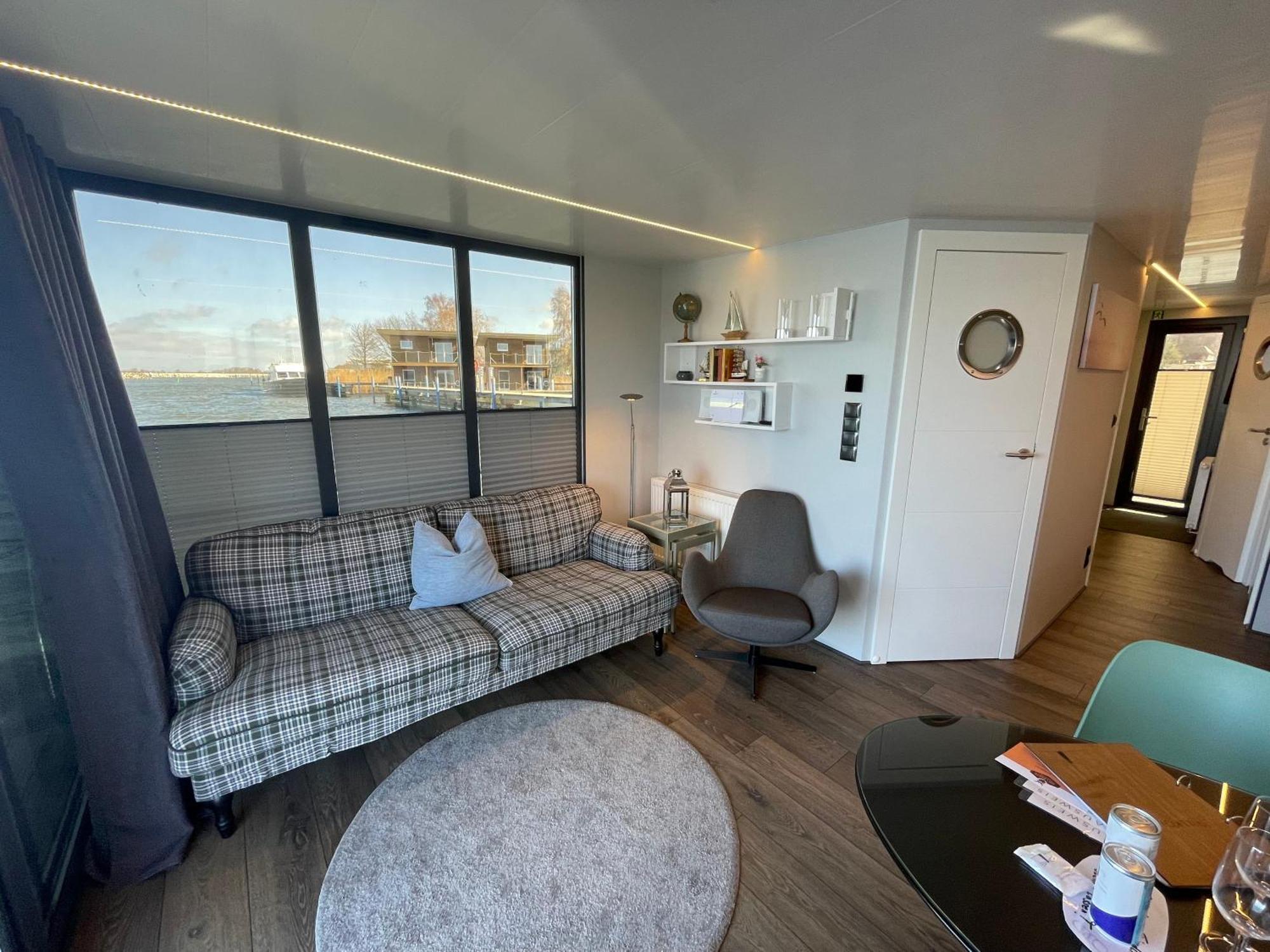 Hausboot Fjord Baltica Mit Dachterrasse In Barth Hotel Eksteriør billede